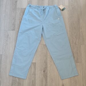 NWT Vintage Adidas Light Blue Track Joggers with Three-Stripes